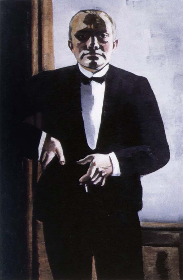 self portrait in a tuxedo